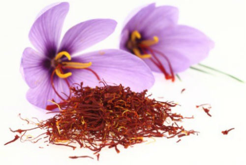 saffron with flower